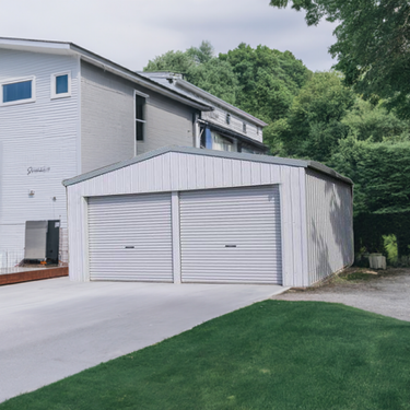 *2 Car Garage ** Special | 6mW Gable x 6mL x 2.5mH - 2 x Gable Rollers - Shed City